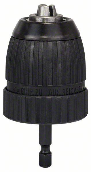 Szybkozaciskowy uchwyt wiertarski do 10 mm, od 1 do 10 mm, 1/4″ do 6k Bosch Accessories 2608572075 1 – 10 mm
