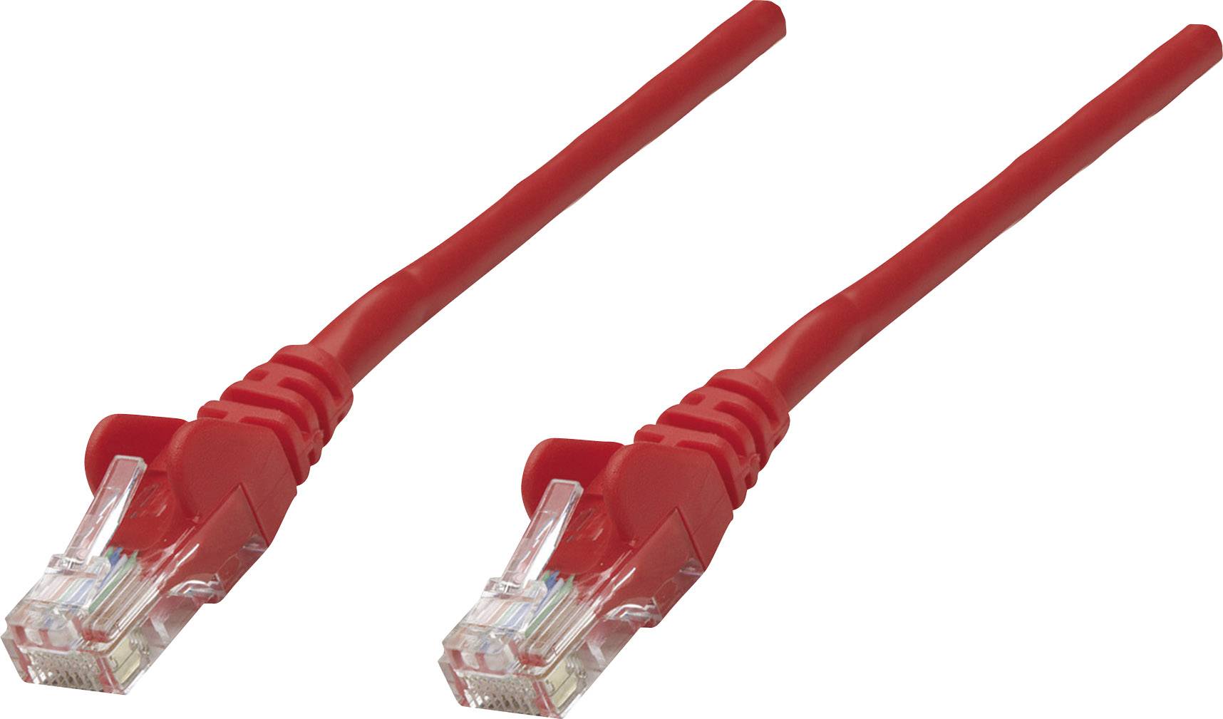 kabel LAN Intellinet 735445, 1 szt., RJ45, CAT 6, S/FTP, 2.00 m, czerwony - obrazek 1