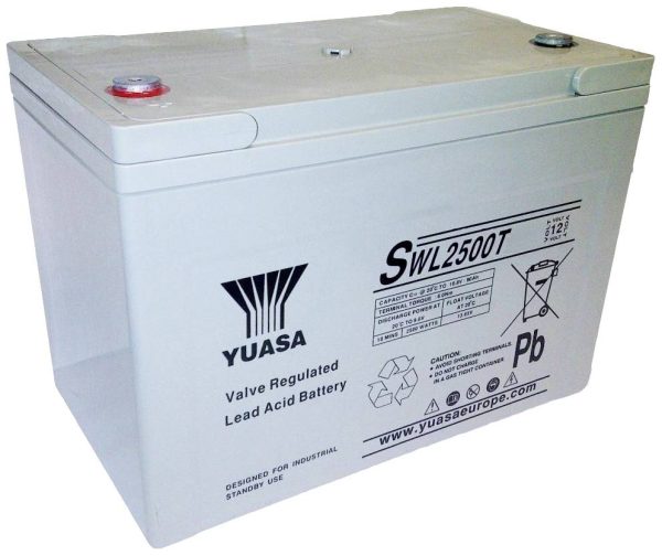 Akumulator ołowiowy Yuasa SWL2500T, AGM, 12 V, 93.6 Ah