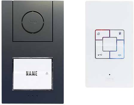 m-e modern-electronics Vistus AD ALU 4010 A Vistus Domofon przewodowa kompletny zestaw dom jednorodzinny antracytowy