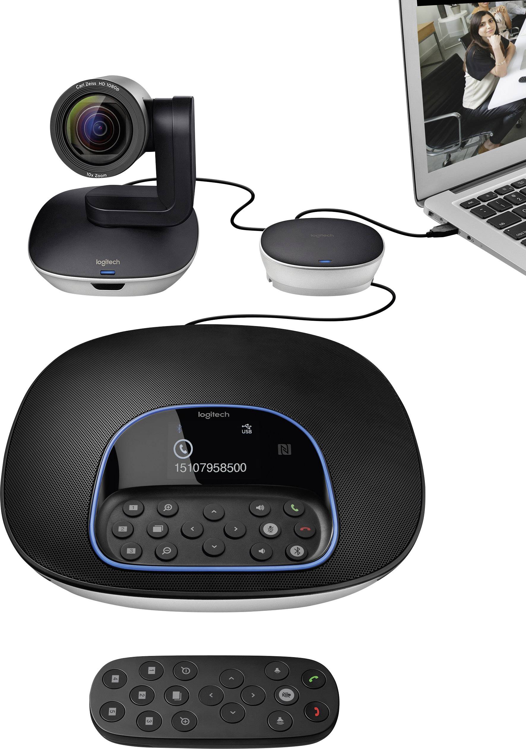 Logitech GROUP Kamera internetowa FHD 1920 x 1080 Pixel stopka - obrazek 1