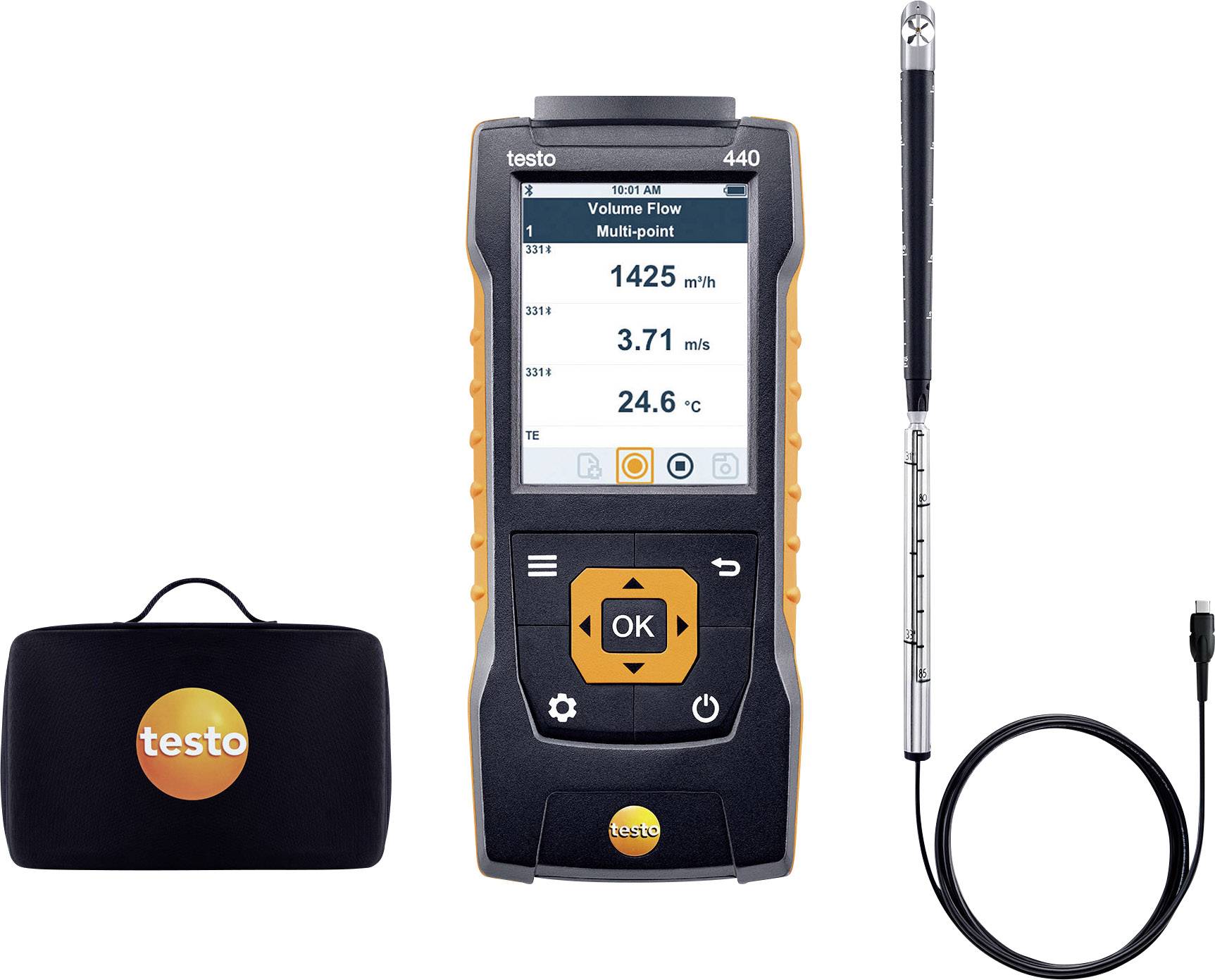 testo 440 Set 16 mm Anemometr - obrazek 1