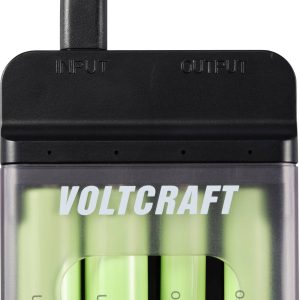 Ładowarka i power bank VOLTCRAFT VC-BC4-PB1 2w1 Ładowarka i power bank VOLTCRAFT VC-BC4-PB1 2w1