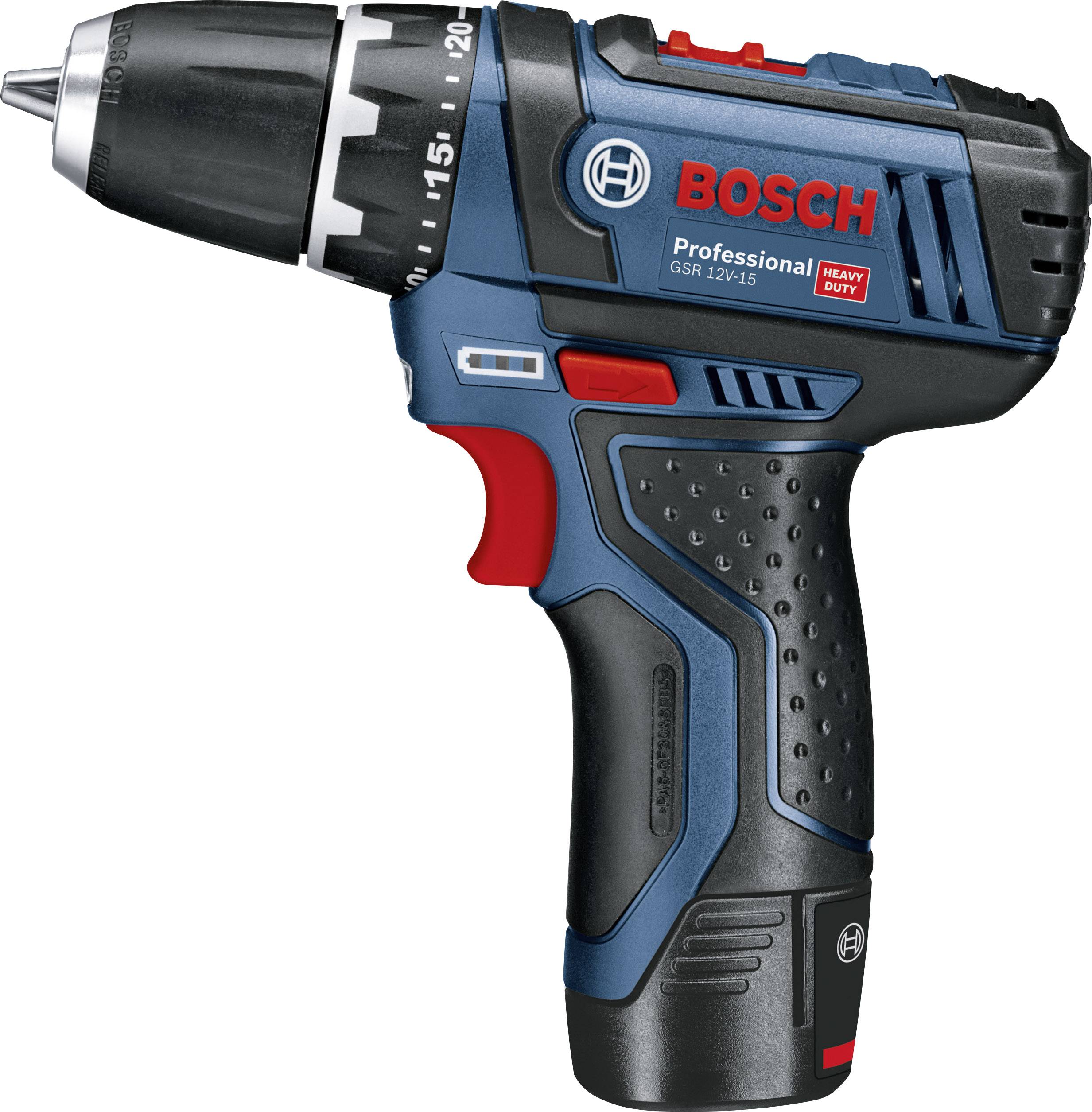 Wiertarko-wkrętarka akumulatorowa Bosch Professional GSR 12V-15 0601868109, dystrybucja niemiecka - obrazek 1