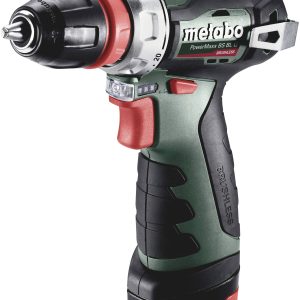 Wiertarko-wkrętarka akumulatorowa Metabo PowerMaxx BS BL Q 601749500 12 V 2 Ah zaw. 2 akumulatory