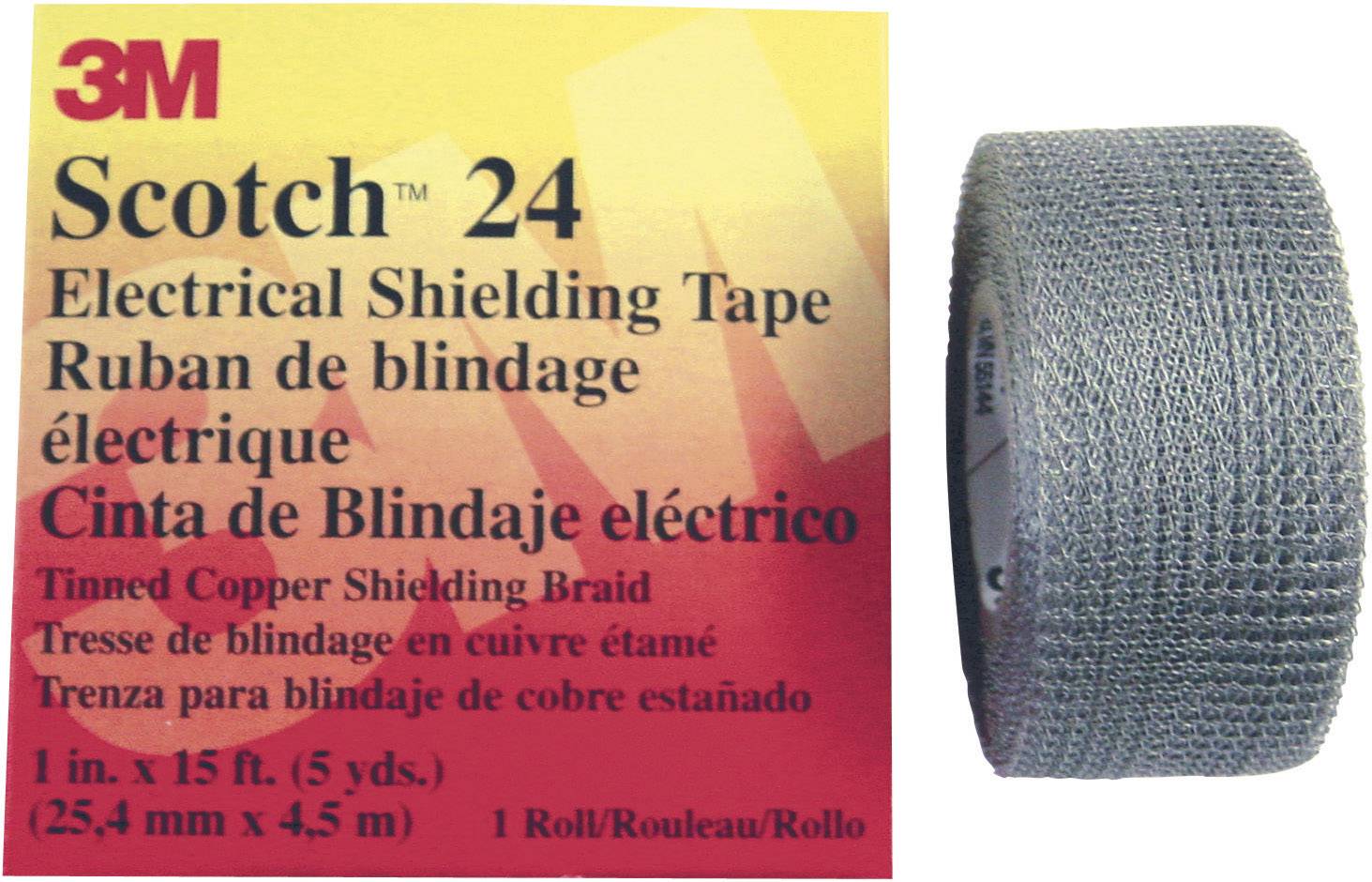 Taśma ekranująca 3M Scotch® 24 SCOTCH24-25X4.5 (D x S) 4.5 m x 25 mm 4.5 m 1 szt. - obrazek 1