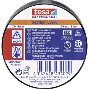 Taśma izolacyjna tesa 53988-00002-00 tesaflex IEC (D x S) 25 m x 19 mm 25 m 1 szt. Taśma izolacyjna tesa 53988-00002-00 tesaflex IEC (D x S) 25 m x 19 mm 25 m 1 szt.