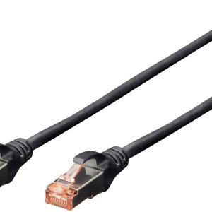 kabel LAN Digitus DK-1644-100/BL, 1 szt., RJ45, CAT 6, S/FTP, 10.00 m, czarny kabel LAN Digitus DK-1644-100/BL, 1 szt., RJ45, CAT 6, S/FTP, 10.00 m, czarny