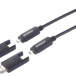 Kabel HDMI HDMI 2.1 SpeaKa Professional Micro HDMI D to HDMI-A Hybrid AOC with Detachable Connector SP-13597808, HDMI-a