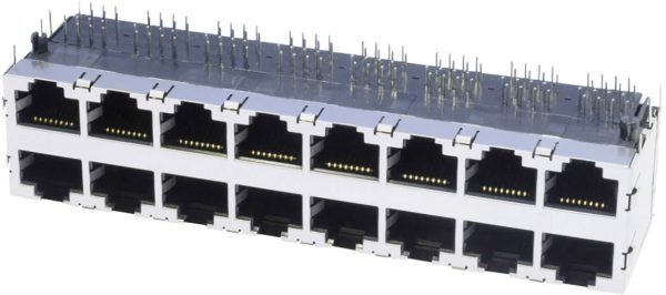 econ connect 3022S8 złącze żeńskie do wbudowania poziomego RJ45 econ connect 3022S8 3022S8 złącze żeńskie do wbudowania