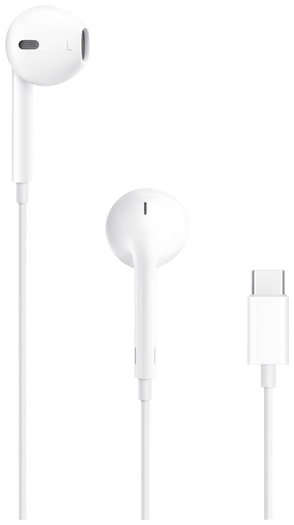 Apple EarPods (USB-C) Słuchawki douszne przewód stereo biały odporne na pot, odporne na wodę, regulacja głośności HiFi
