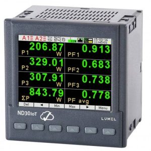 Lumel ND30IoT 1121MSM0 Cyfrowy miernik na szyne DIN Lumel ND30IoT 1121MSM0 Cyfrowy miernik na szyne DIN