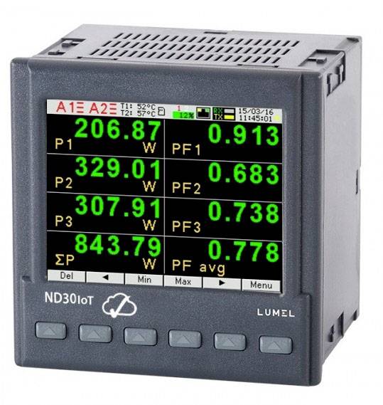 Lumel ND30IoT 1121MSM0 Cyfrowy miernik na szyne DIN - obrazek 1