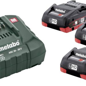 Metabo 685132000 Basic-Set 3 x LiHD 4.0 Ah Ładowarka i akumulator do elektronarzędzi 4.0 Ah LiHD Metabo 685132000 Basic-Set 3 x LiHD 4.0 Ah Ładowarka i akumulator do elektronarzędzi 4.0 Ah LiHD