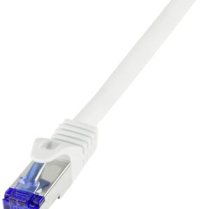 LogiLink C6A021S RJ45 Kabel sieciowy, kabel krosowy CAT 6a S/FTP 0.50 m biały 1 szt. LogiLink C6A021S RJ45 Kabel sieciowy, kabel krosowy CAT 6a S/FTP 0.50 m biały 1 szt.
