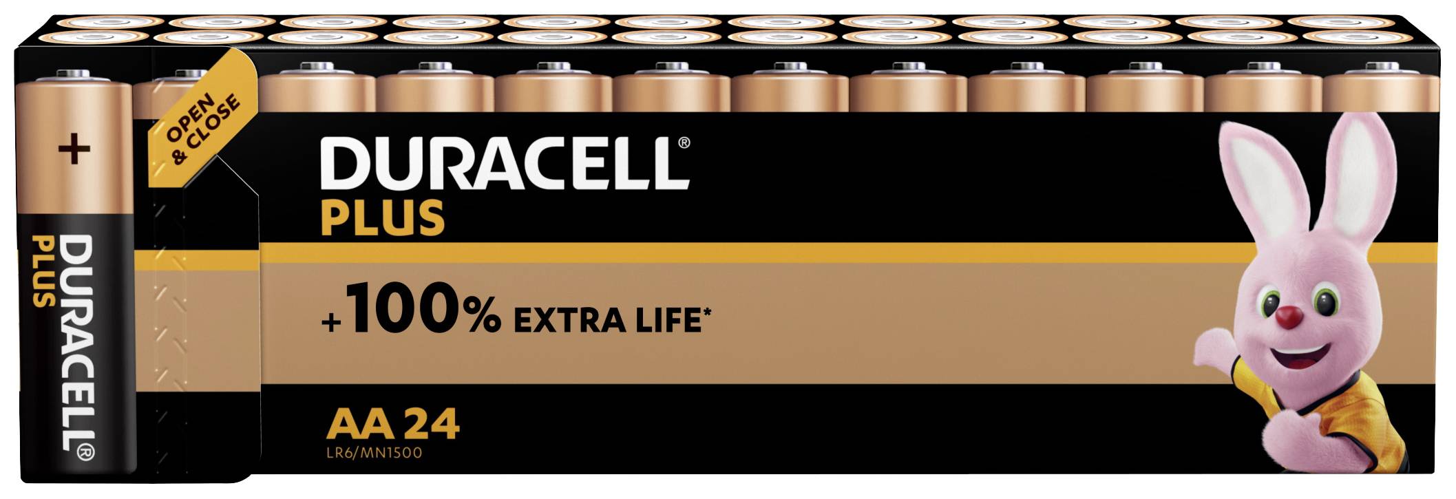 Baterie AA Duracell MN1500 CP24, 1.5 V, alkaliczno-manganowe, 24 szt. - obrazek 1