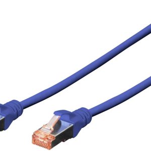 kabel LAN Digitus DK-1644-030/B, 1 szt., RJ45, CAT 6, S/FTP, 3.00 m, niebieski kabel LAN Digitus DK-1644-030/B, 1 szt., RJ45, CAT 6, S/FTP, 3.00 m, niebieski
