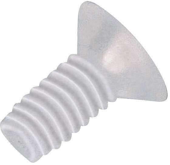 Śruba soczewkowa Toolcraft DIN 966, M4 x 20 mm, poliamid, 10 szt. - obrazek 1
