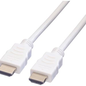 Value HDMI kabel Wtyczka HDMI-A, Wtyczka HDMI-A 10.00 m biały 11.99.5710 standard HDMI Kabel HDMI Value HDMI kabel Wtyczka HDMI-A, Wtyczka HDMI-A 10.00 m biały 11.99.5710 standard HDMI Kabel HDMI