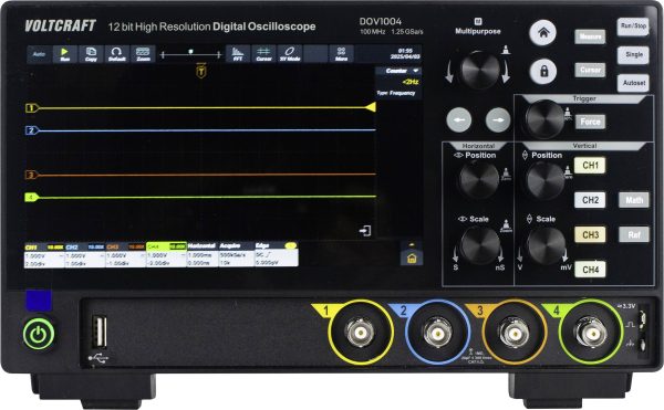 Oscyloskop cyfrowy VOLTCRAFT DOV1004 100 MHz 1.25 GSa/s