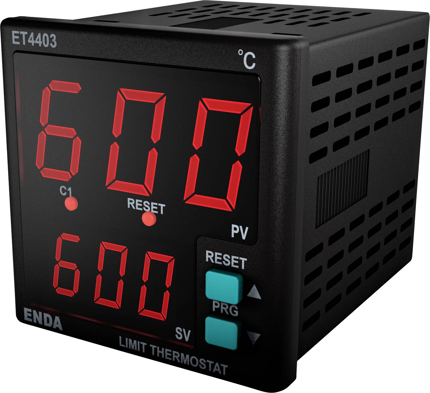 Monitorowanie temperatury Enda ET4403-230 +1 do +50 °C (S x W) 48 mm x 48 mm - obrazek 1