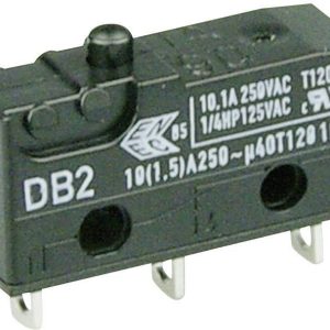 Mikroprzełącznik DB2C-A1AA 250 V/AC 10 A 1 x wł/(wł) ZF chwilowy 1 szt. Mikroprzełącznik DB2C-A1AA 250 V/AC 10 A 1 x wł/(wł) ZF chwilowy 1 szt.