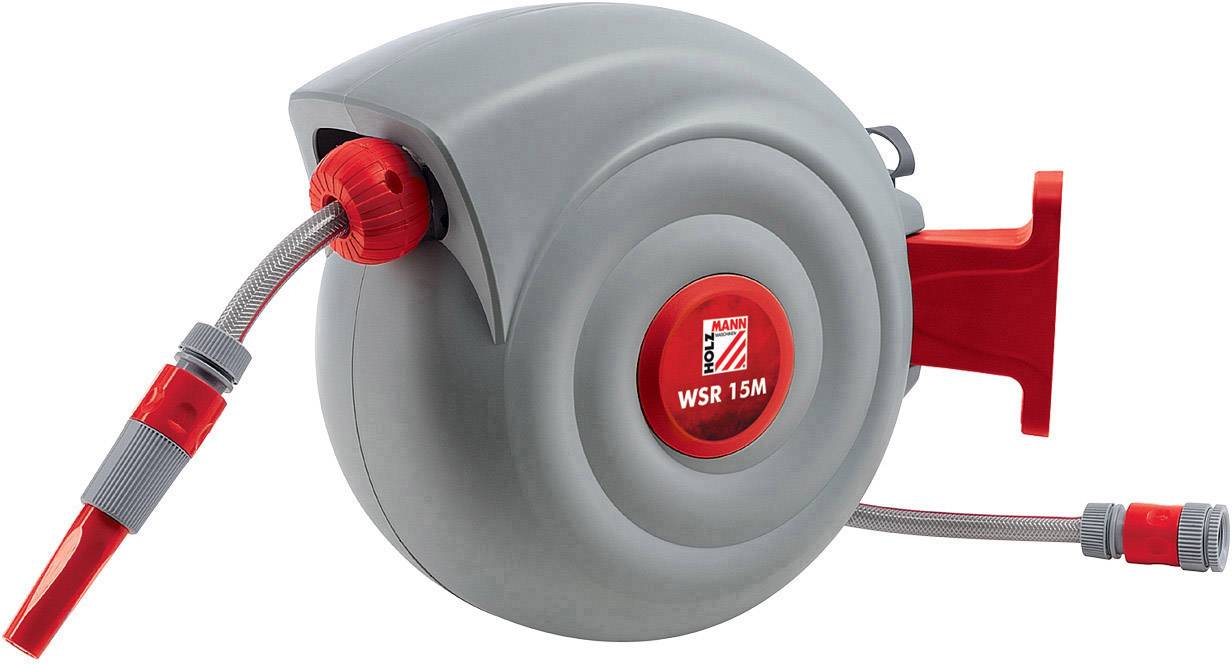 Holzmann Maschinen WSR15M WSR15M Zwijacz do węża ogrodowego 15 m 1/2 cala 1 szt. szary, czerwony - obrazek 1