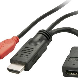 Kabel HDMI LINDY LINDY HDMI M/F Stromeinspeisungsadapter 41080, HDMI-A do HDMI-A, 0.15 m