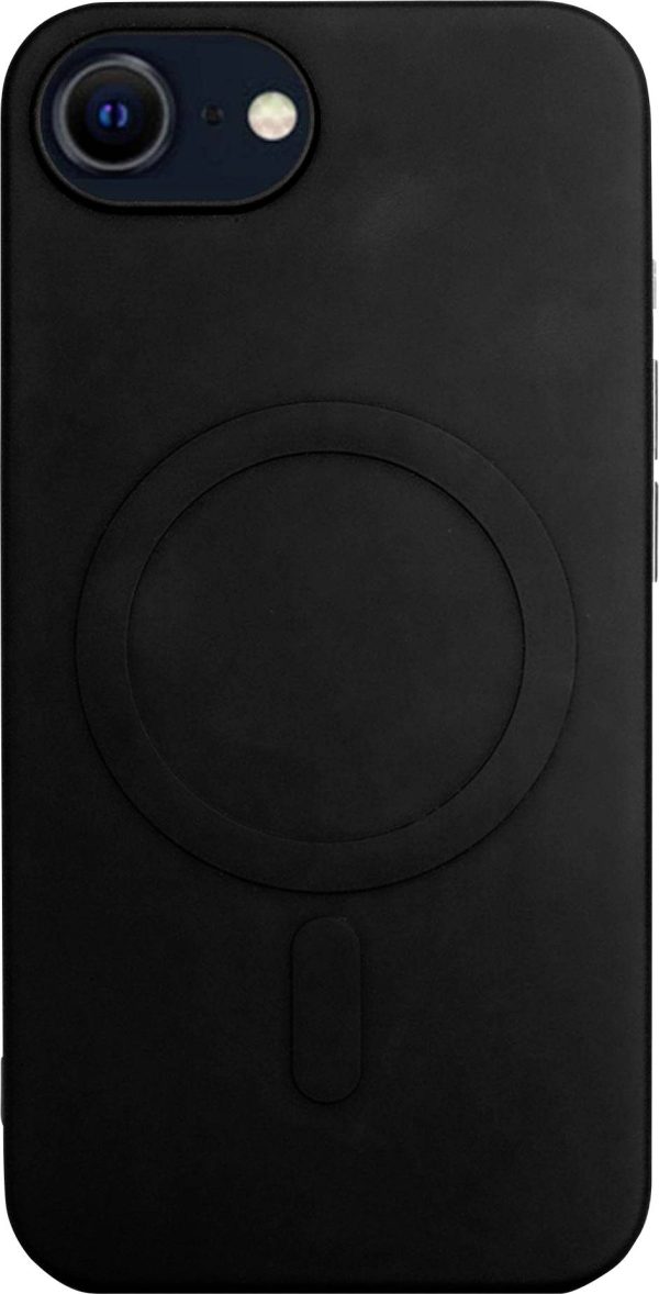 JT Berlin Pankow Soft MagSafe Futerał backcase Apple iPhone 17e, iPhone 16e czarny Ładowarka indukcyjna, Kompatybilny z