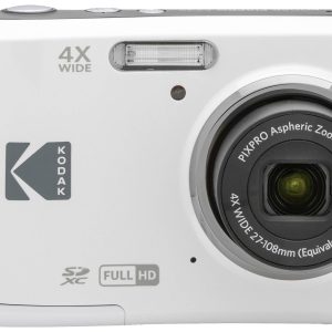 Kodak Pixpro FZ45 Friendly Zoom Aparat cyfrowy 16 MPx Zoom optyczny: 4 x biały Nagrywanie w Full-HD, Wideo HDR, Zintegro Kodak Pixpro FZ45 Friendly Zoom Aparat cyfrowy 16 MPx Zoom optyczny: 4 x biały Nagrywanie w Full-HD, Wideo HDR, Zintegro
