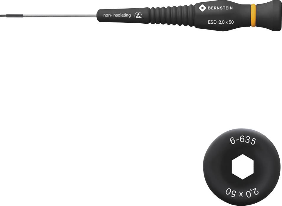 Wkrętak imbusowy BERNSTEIN Tools for Electronics Bernstein Werkzeugfabrik 6-635 2 mm - obrazek 1