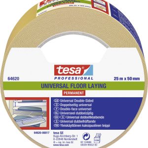 Taśma do wykladzin tesa tesa® Professional 64620-00017-11 UNIVERSAL PERMANENT (D x S) 25 m x 50 mm 25 m 1 szt. Taśma do wykladzin tesa tesa® Professional 64620-00017-11 UNIVERSAL PERMANENT (D x S) 25 m x 50 mm 25 m 1 szt.