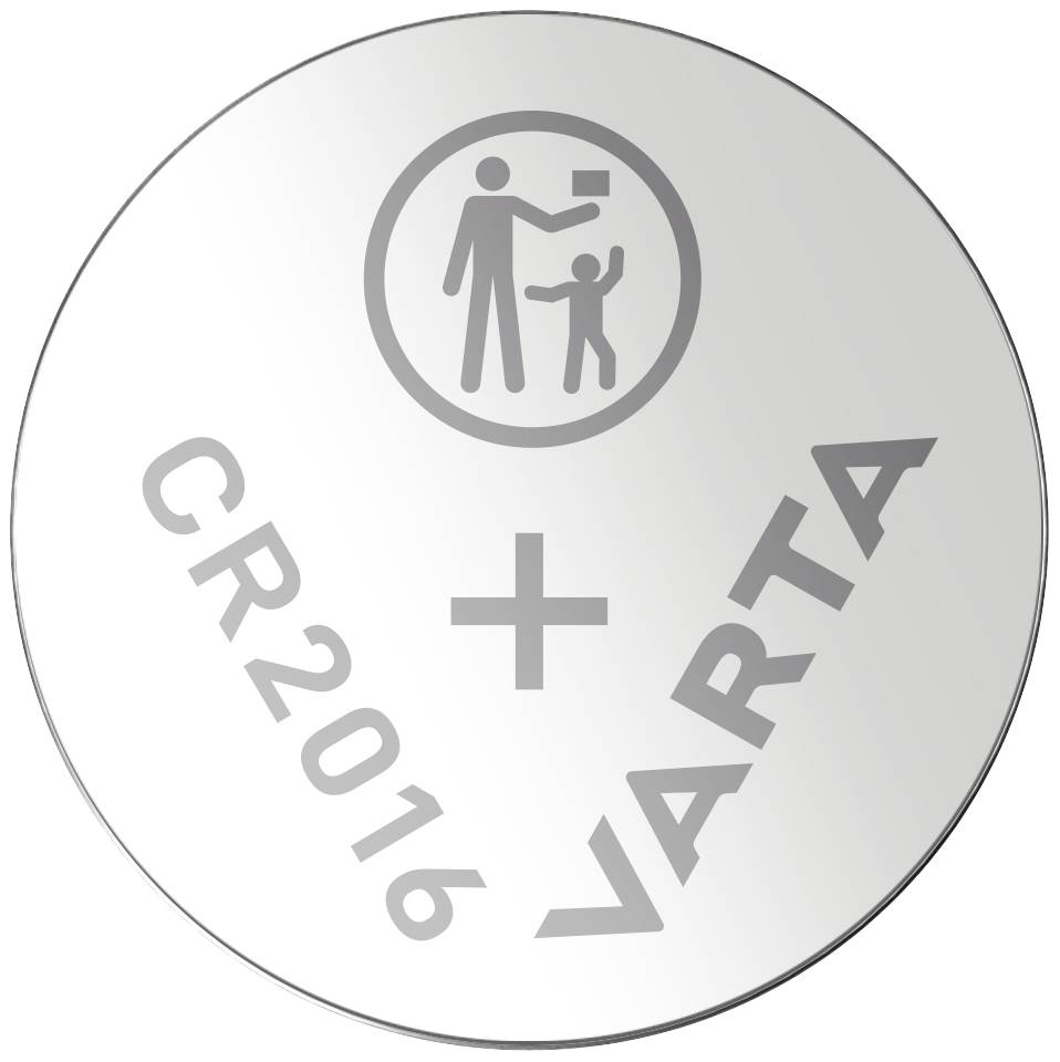 Ogniwo guzikowe CR 2016 Varta LITHIUM Coin CR2016 Bli 5 3 V 5 szt. 87 mAh litowe - obrazek 1