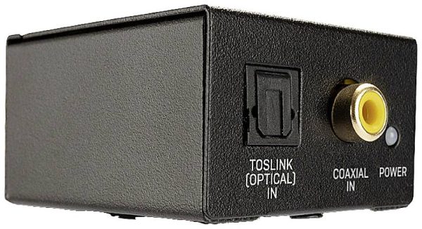 konwerter koaksjalne, RCA, Toslink/optyczne LINDY 70368, [2x złącze żeńskie optyczne/TOSLINK (ODT), złącze żeńskie konce