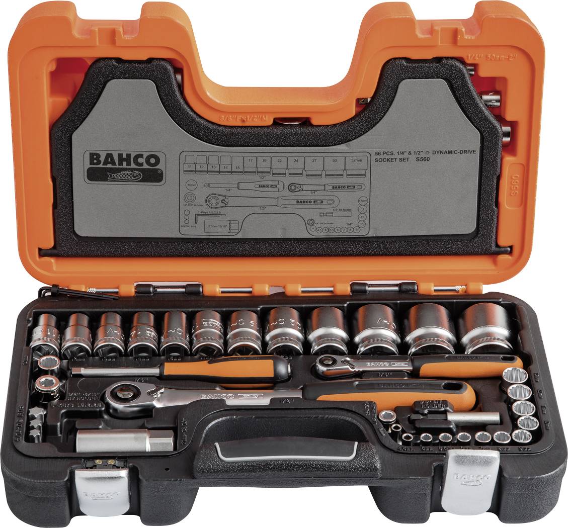 Zestaw kluczy nasadowych Bahco S560 - obrazek 1