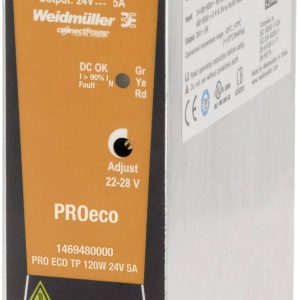 Weidmüller 1469480000 Zasilacz na szynę DIN 24 V/DC 5 A 120 W Ilość wyjść:1 x Opis 1 szt.