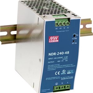 Zasilacz na szynę DIN MEAN WELL NDR-240-48, 5 A, 240 W