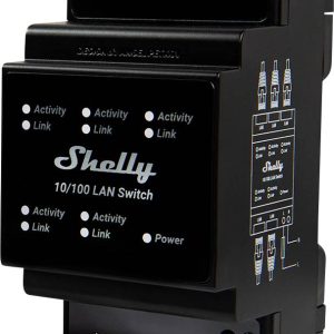 Shelly Shelly LAN Switch Shelly Przekaźnik na szynę DIN Shelly Shelly LAN Switch Shelly Przekaźnik na szynę DIN