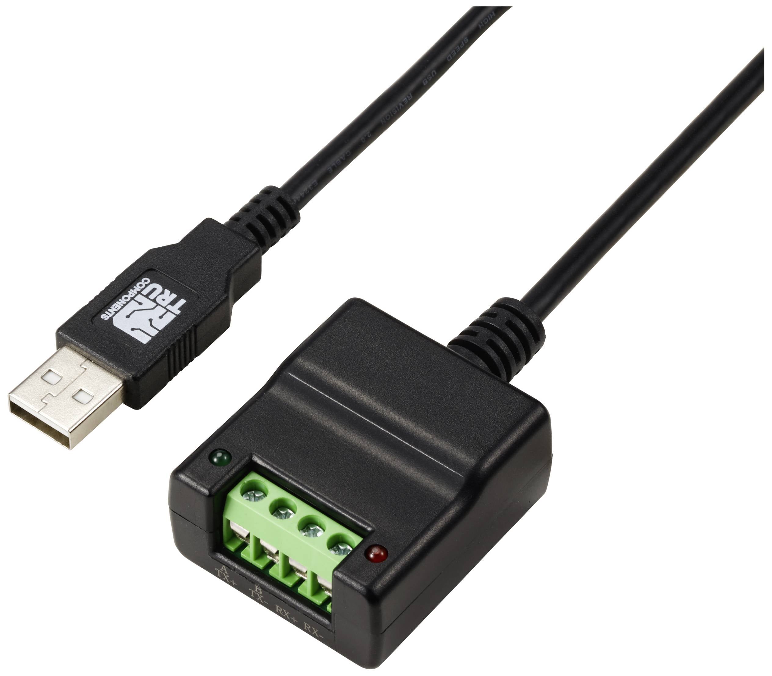 TRU COMPONENTS TC-KW-190 Konwerter szeregowy USB, RS-485, RS-422 Ilość wejść: 1 x Ilość wyjść: 1 x 1 szt. - obrazek 1