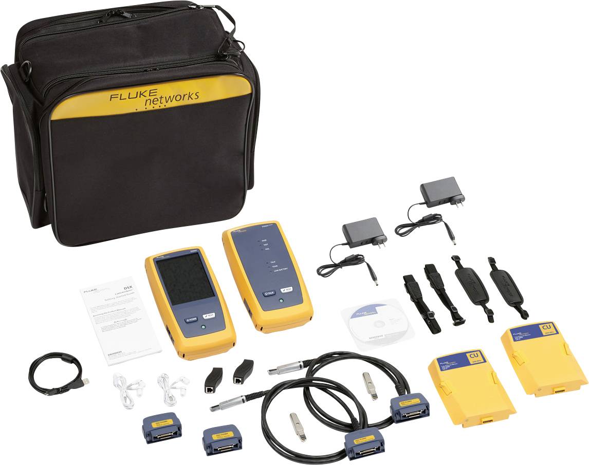 Tester kabli Fluke Networks DSX2-8000 INT 4954538, identyfikacja - obrazek 1