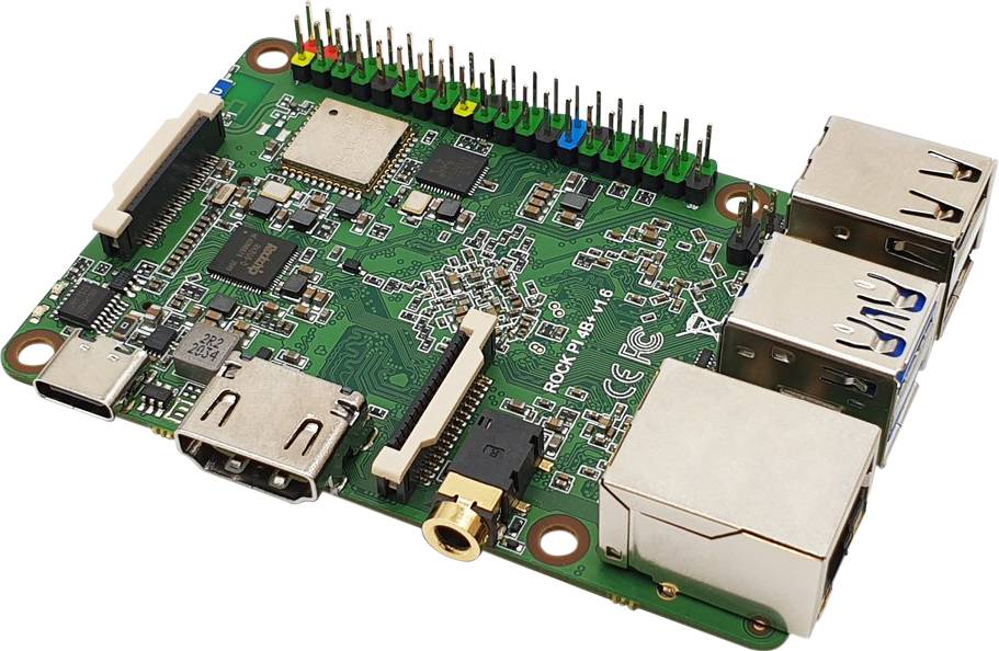 Komputer jednopłytkowy Radxa RS114 B4E32 Rock 4 B+ 4 GB 6 x 2.0 GHz - obrazek 1