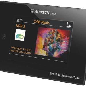 Radio Albrecht DR 53 DAB+/UKW/Bluetooth DAB, DAB+, fale metrowe (VHF) z pilotem, obsługa Spotify czarny Radio Albrecht DR 53 DAB+/UKW/Bluetooth DAB, DAB+, fale metrowe (VHF) z pilotem, obsługa Spotify czarny