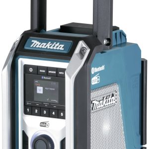 Radio na budowę Makita DMR115 DAB, DAB+ ochrona przeciwbryzgowa, wstrząsoodporny turkusowy, czarny, srebrny Radio na budowę Makita DMR115 DAB, DAB+ ochrona przeciwbryzgowa, wstrząsoodporny turkusowy, czarny, srebrny