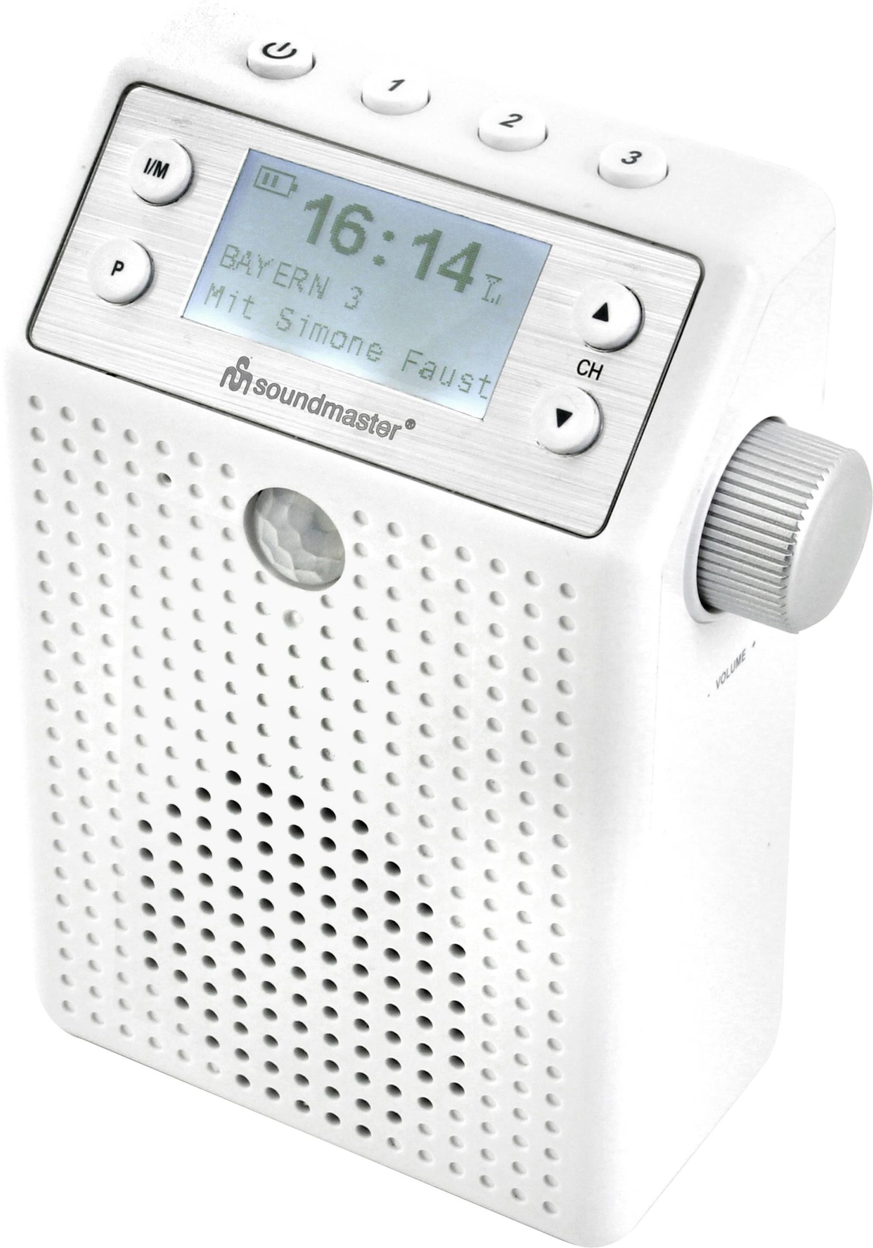 Radio gniazdkowe soundmaster DAB60WE DAB+, fale metrowe (VHF) funkcja głośnomówiąca, zawiera mikrofon, ochrona przeciwbr - obrazek 1