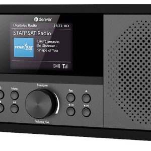 Radio internetowe z odtwarzaczem CD Denver MIR-270B Internet, DAB+, fale metrowe (VHF) czarny Radio internetowe z odtwarzaczem CD Denver MIR-270B Internet, DAB+, fale metrowe (VHF) czarny