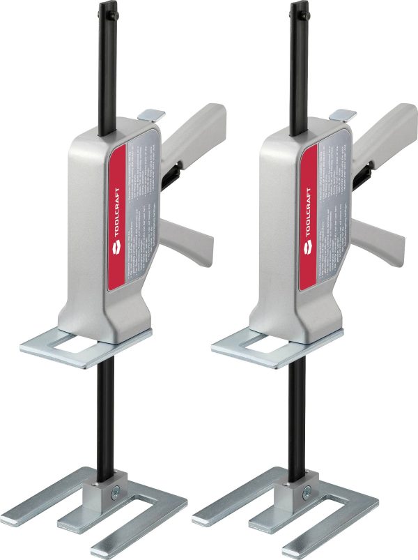 TOOLCRAFT 2xTO-10104636 Zestaw składający się z 2 narzędzi montażowych TOOLCRAFT obsługiwanych jedną ręką Maks. udźwig 1