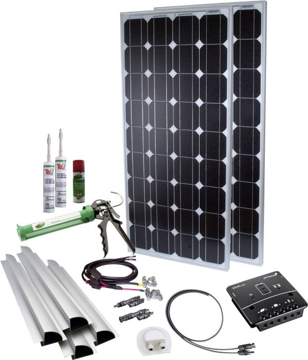 Phaesun Base Camp Three 600193 Zestaw solarny 200 Wp Zawiera regulator ładowania