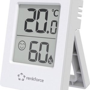 Renkforce RF-6417554 Termohigrometr bezprzewodowy biały RF-6417554 Renkforce RF-6417554 Termohigrometr bezprzewodowy biały RF-6417554