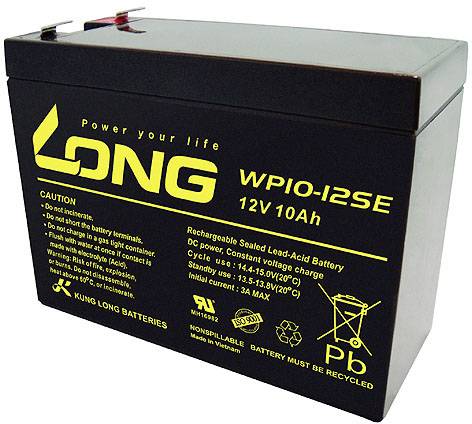 Akumulator ołowiowy Long WP10-12SE WP10-12SE, AGM, 12 V, 10 Ah - obrazek 1