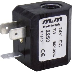 Cewka do elektrozaworów M & M International 2250, 24 V/DC, 7 W Cewka do elektrozaworów M & M International 2250, 24 V/DC, 7 W